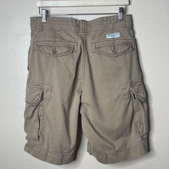 Polo Ralph Lauren Shorts Men's 32 Khaki Chino Pockets Classic Utility Preppy - Picture 9 of 11
